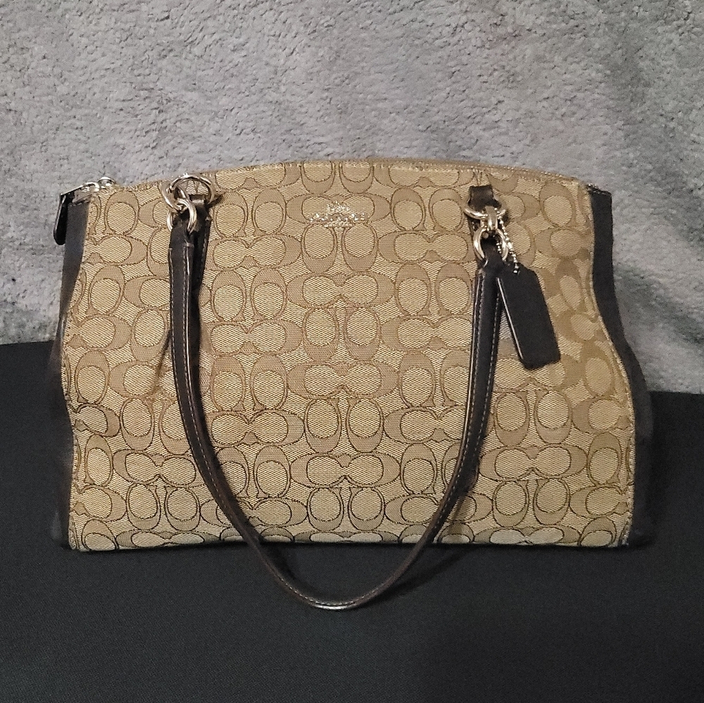 Coach Signature Christie Carryall Tote Shoulder Bag F36721